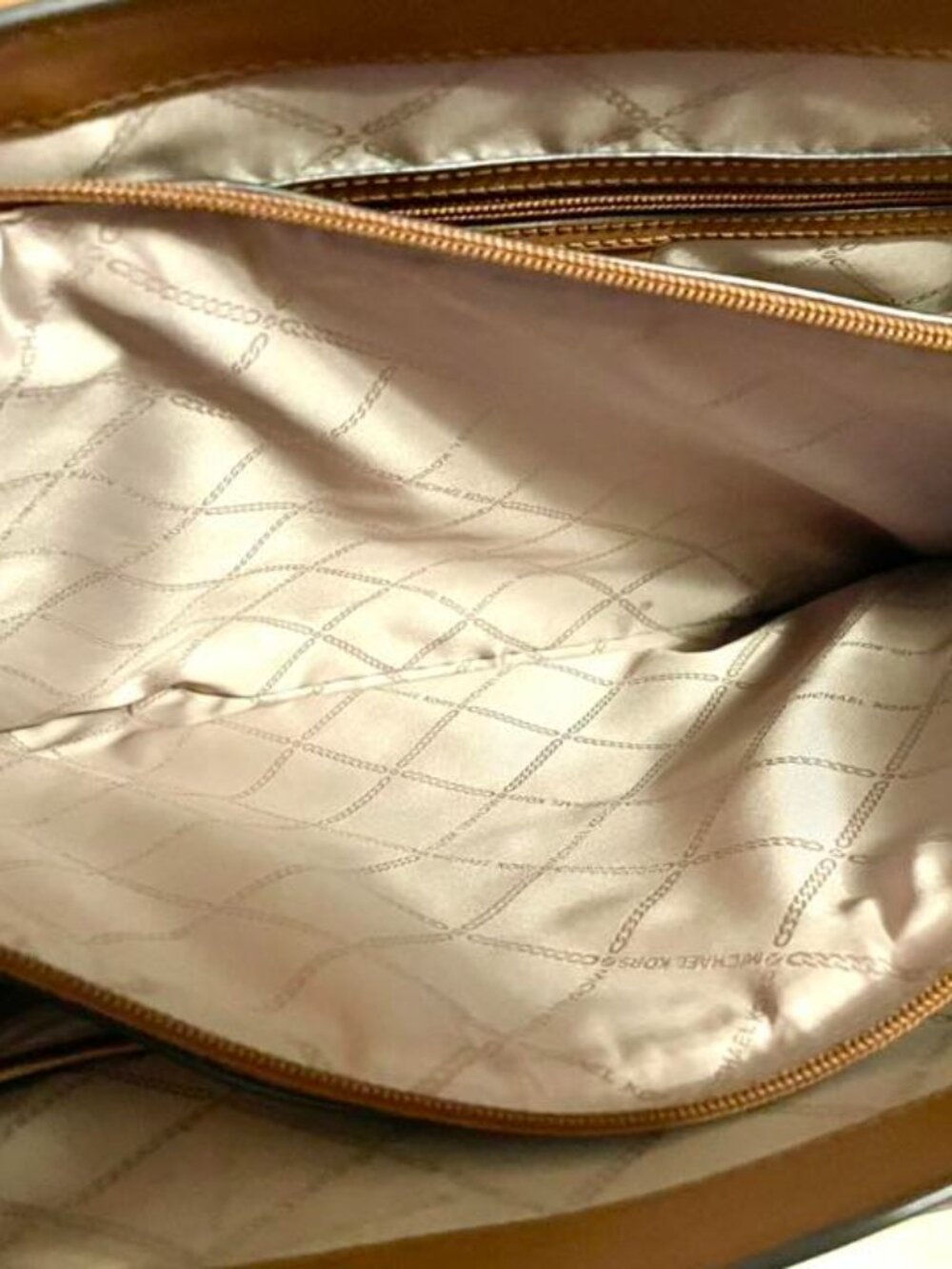 Michael Kors leather tote bag, brown - Picture 4 of 6